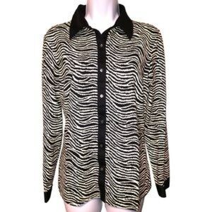 Animal print Zebra Blouse